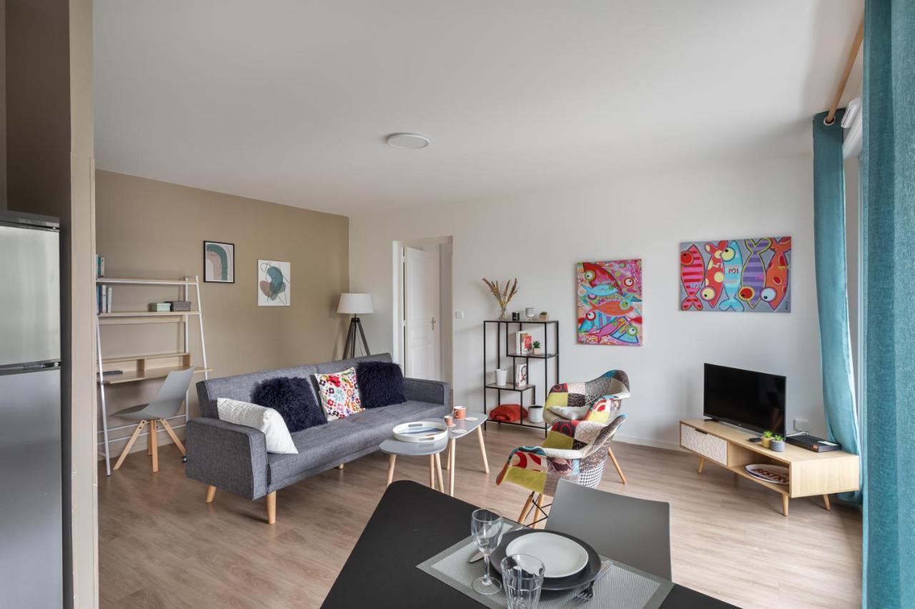 Apartament Bahibe - Balcon Et Parking Au Calme Proche Gare Rennes Zewnętrze zdjęcie