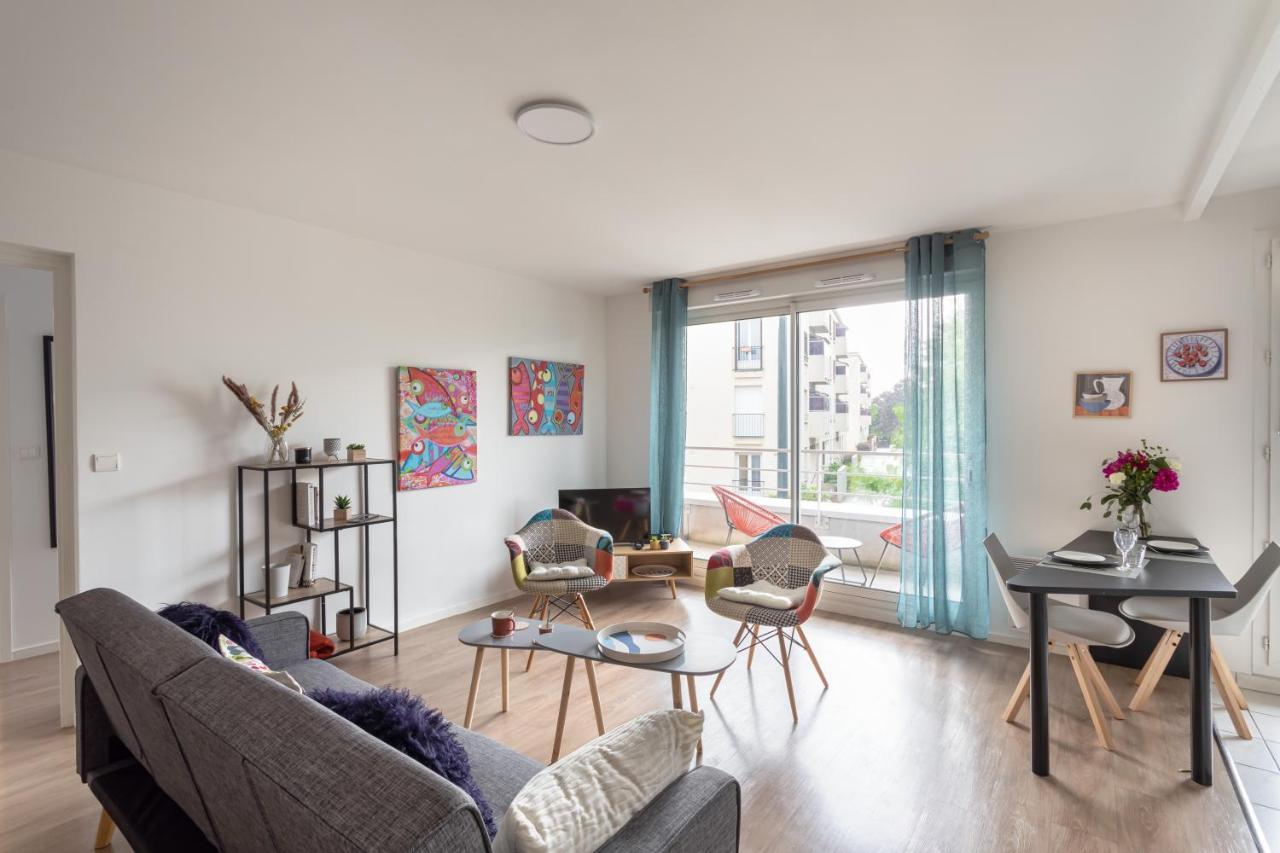 Apartament Bahibe - Balcon Et Parking Au Calme Proche Gare Rennes Zewnętrze zdjęcie
